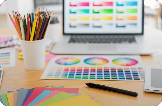 Trabalho de design e identidade visual corporativa